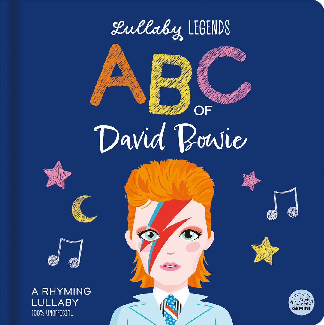 Cover image for Lullaby Legends: ABC of David Bowie ISBN 9781836160335